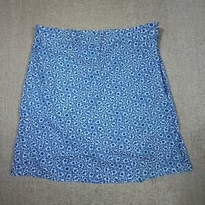 NWT Ripskirt Women Med Blue Betty Floral Print Wrap Skirt Casual Style Resort
